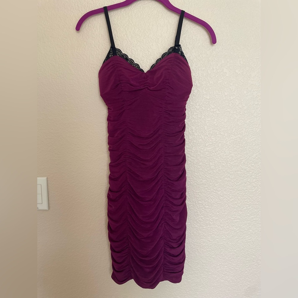 Guess Burgundy Cocktail Dress